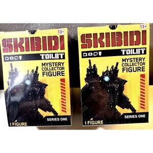 Skibidi Toilet Mystery Surprise Toilet Action Figure Series 1 - LOT OF 2